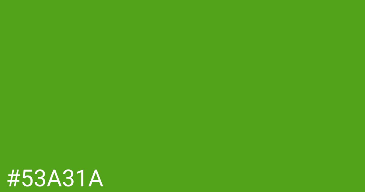 Hex color #53a31a graphic