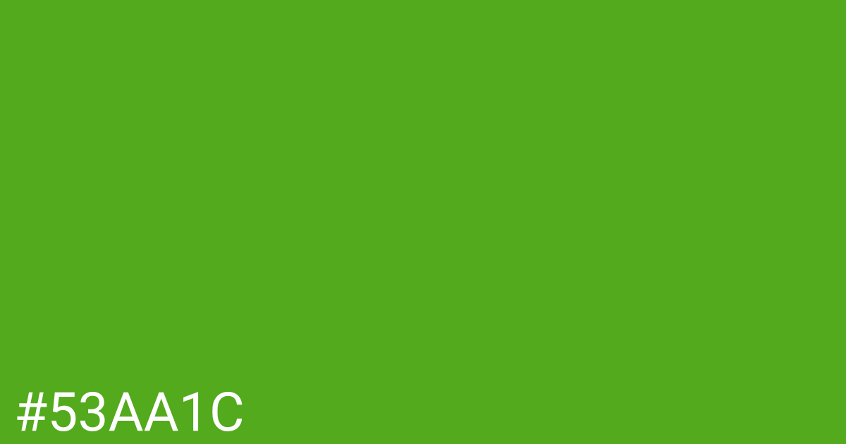 Hex color #53aa1c graphic