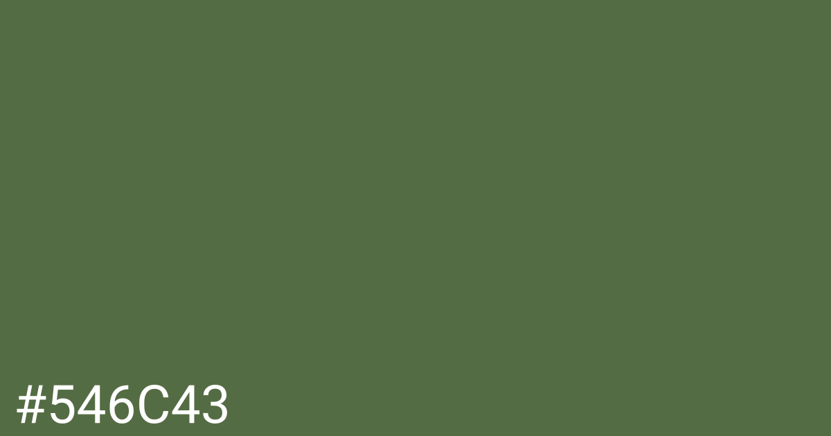 Hex color #546c43 graphic