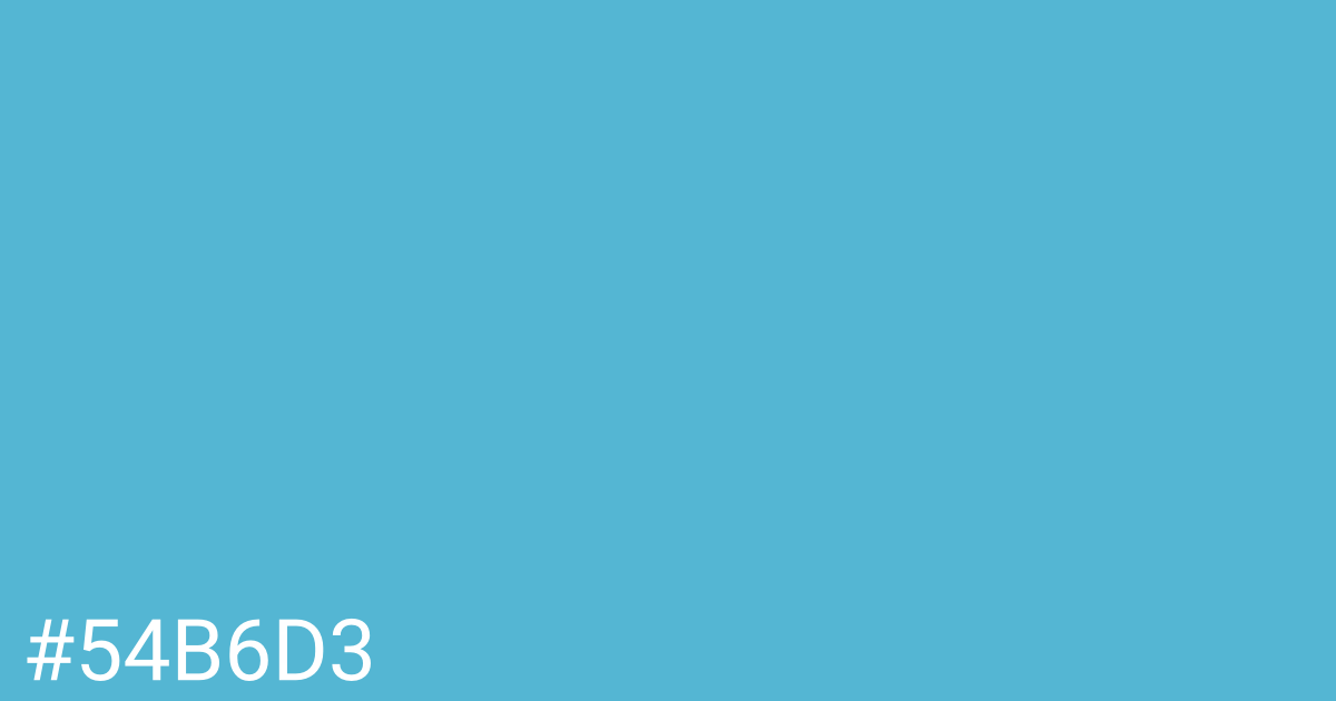 Hex color #54b6d3 graphic