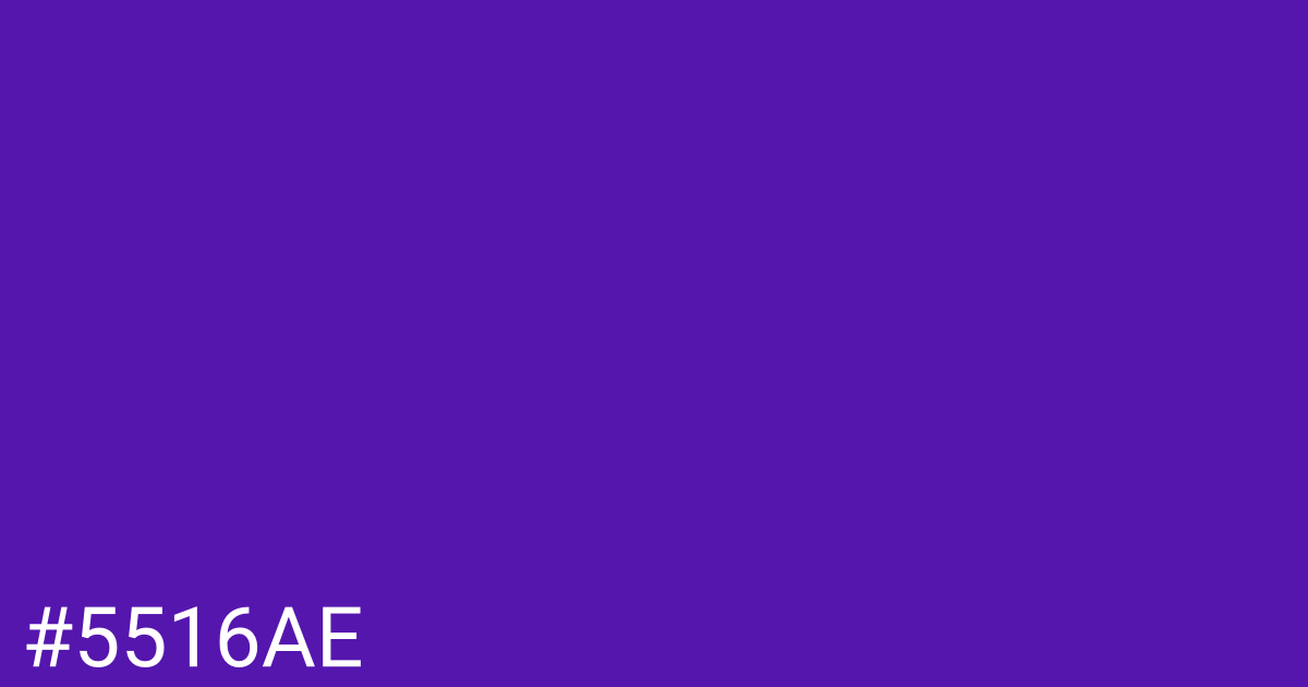 Hex color #5516ae graphic