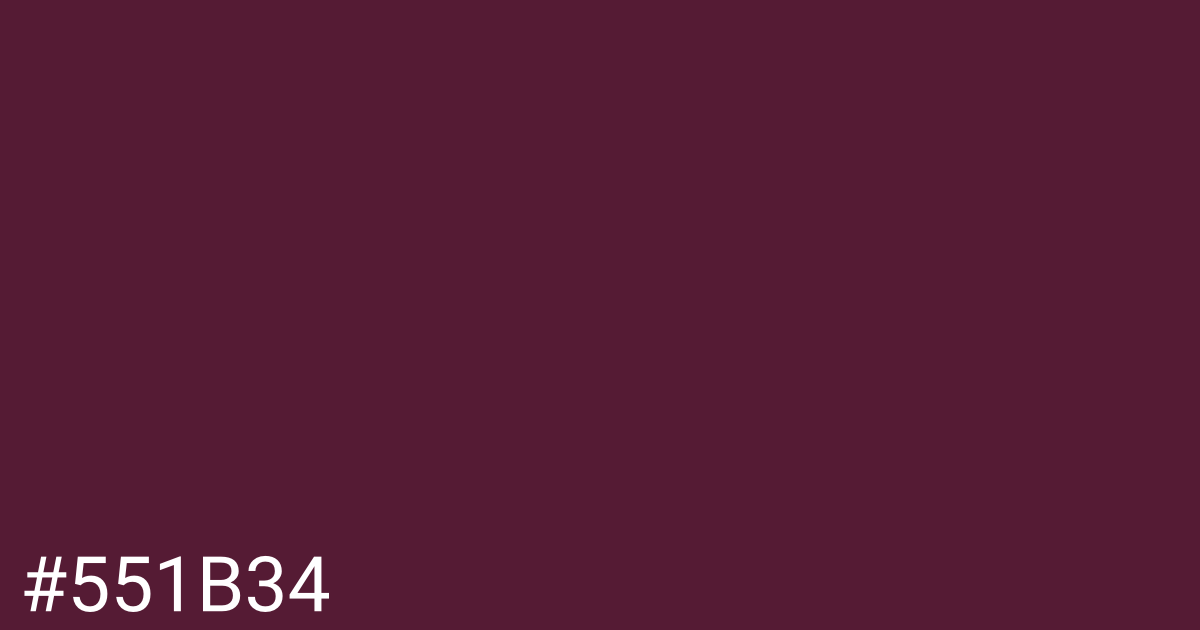 Hex color #551b34 graphic