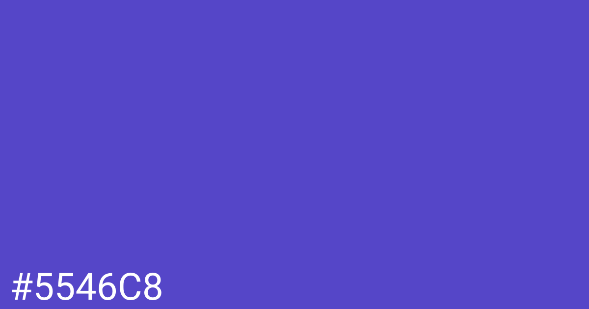 Hex color #5546c8 graphic