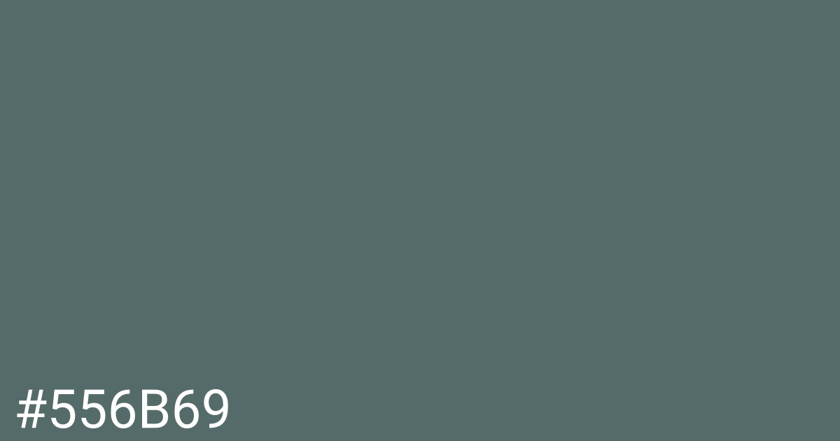 Hex color #556b69 graphic