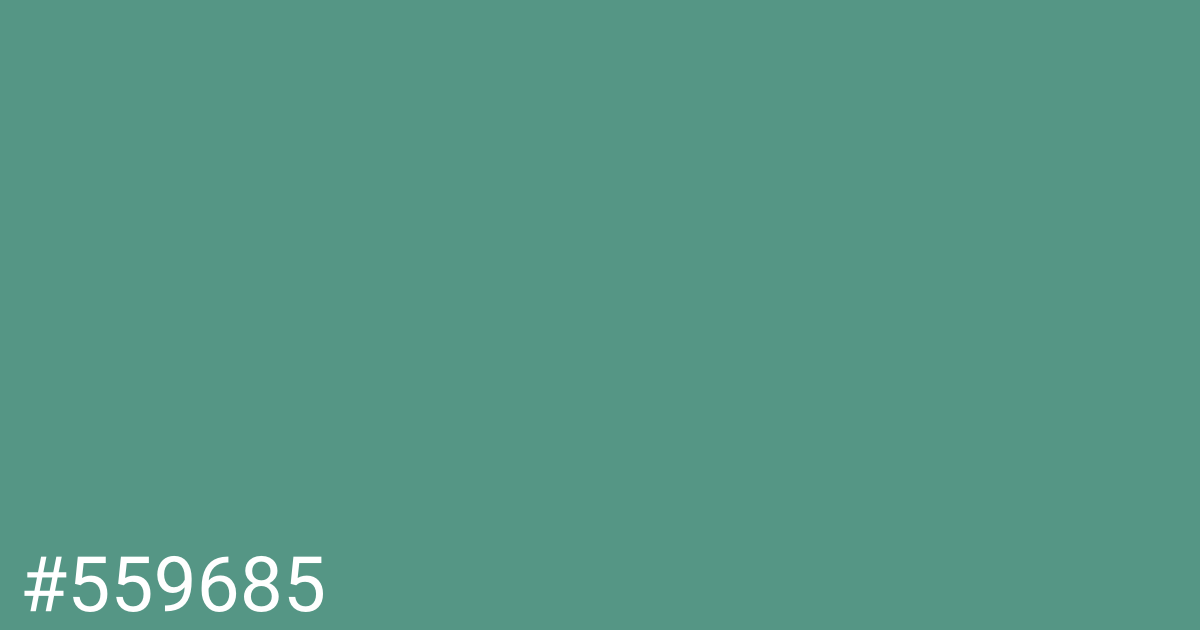 Hex color #559685 graphic