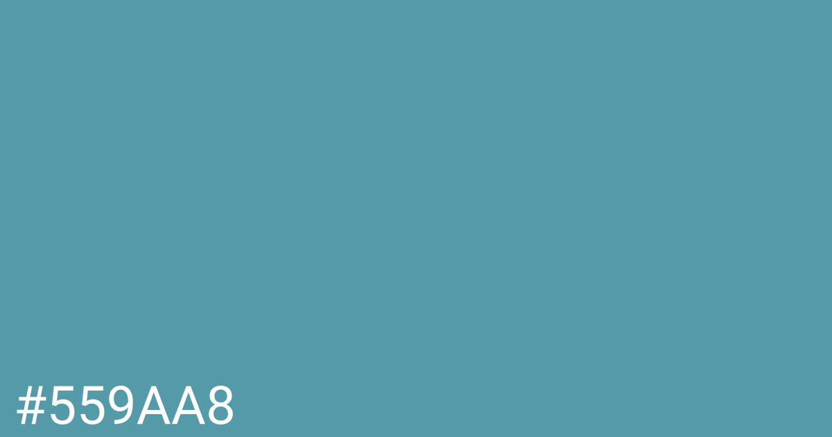 Hex color #559aa8 graphic