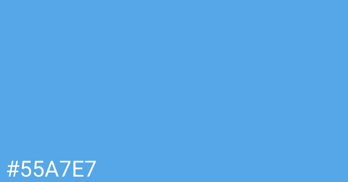 Hex color #55a7e7 graphic