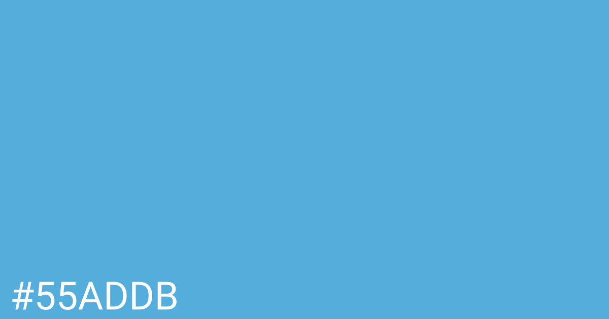 Hex color #55addb graphic