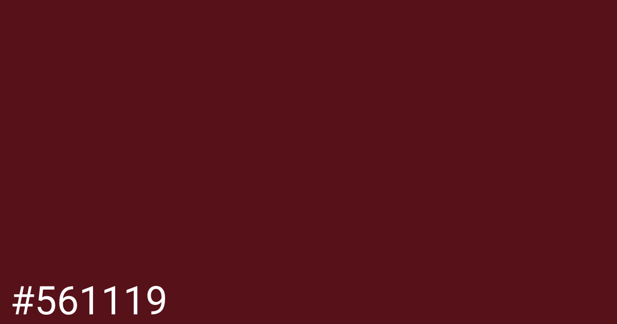 Hex color #561119 graphic