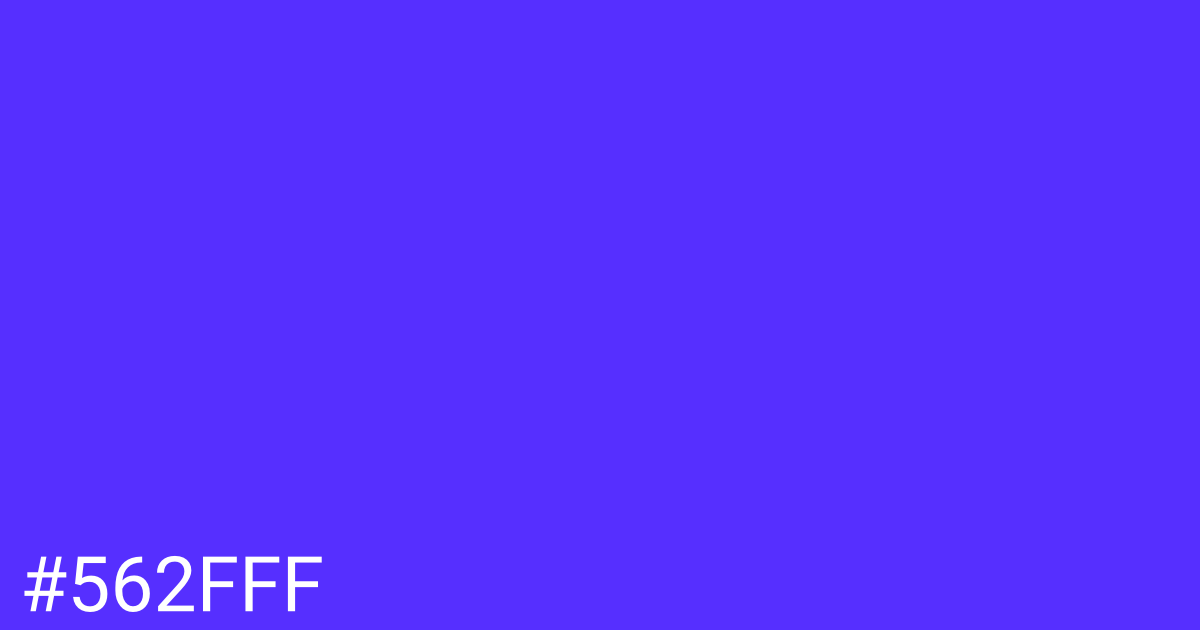 Hex color #562fff graphic