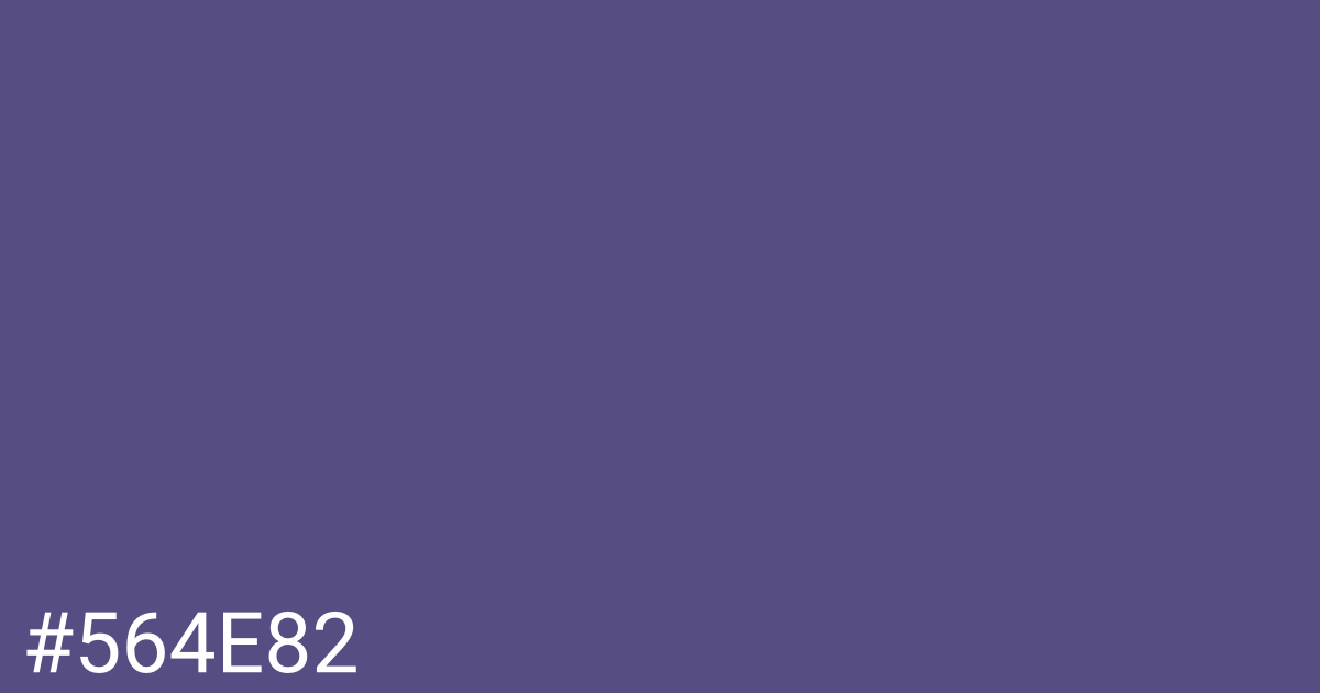 Hex color #564e82 graphic