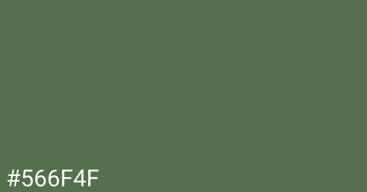 Hex color #566f4f graphic