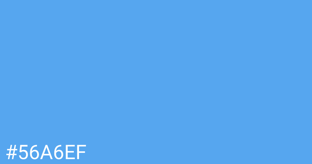Hex color #56a6ef graphic
