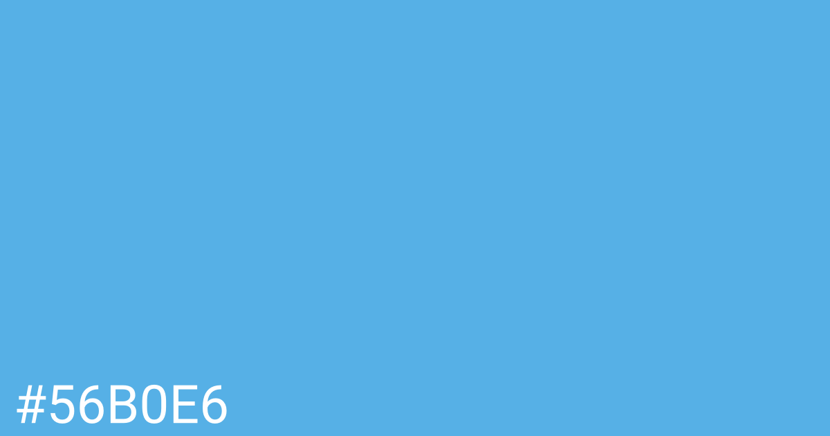 Hex color #56b0e6 graphic