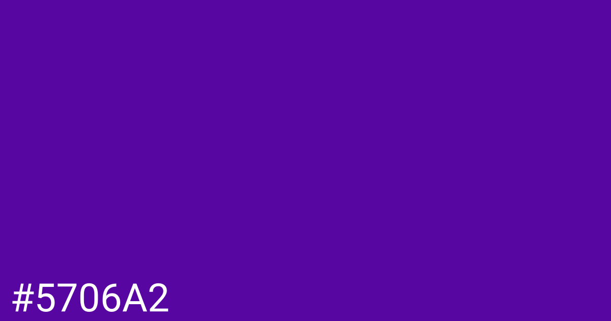 Hex color #5706a2 graphic