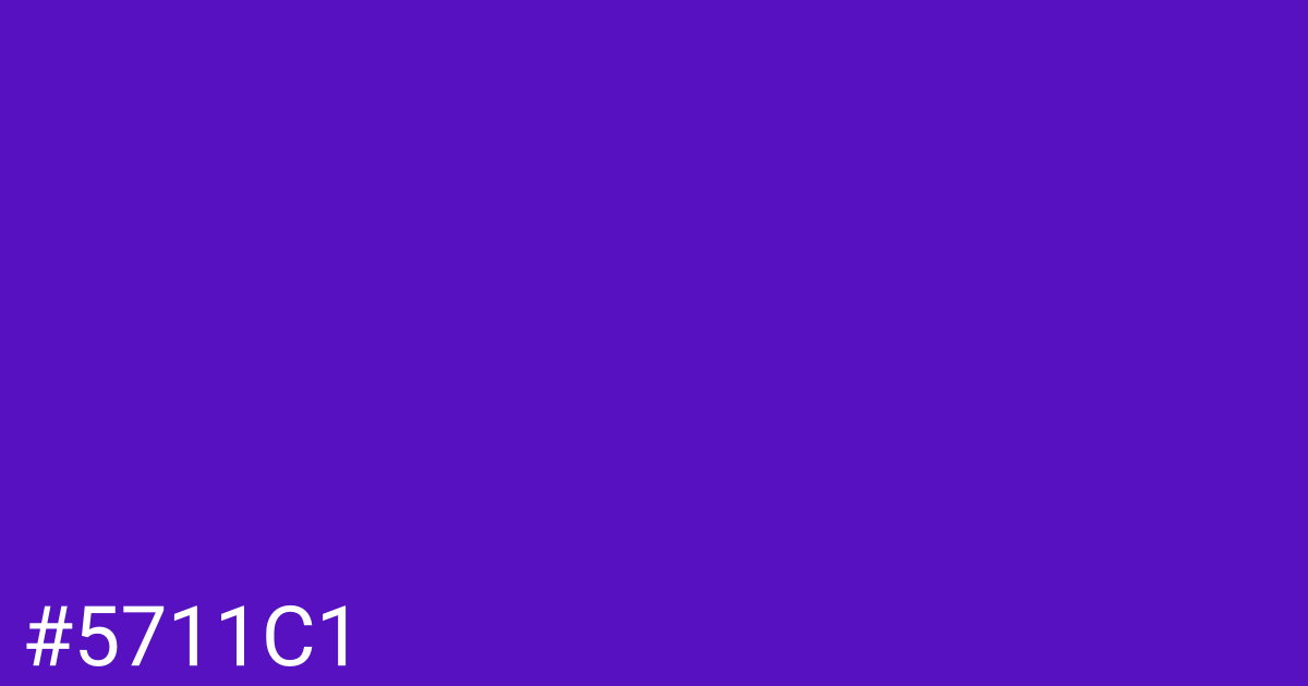 Hex color #5711c1 graphic