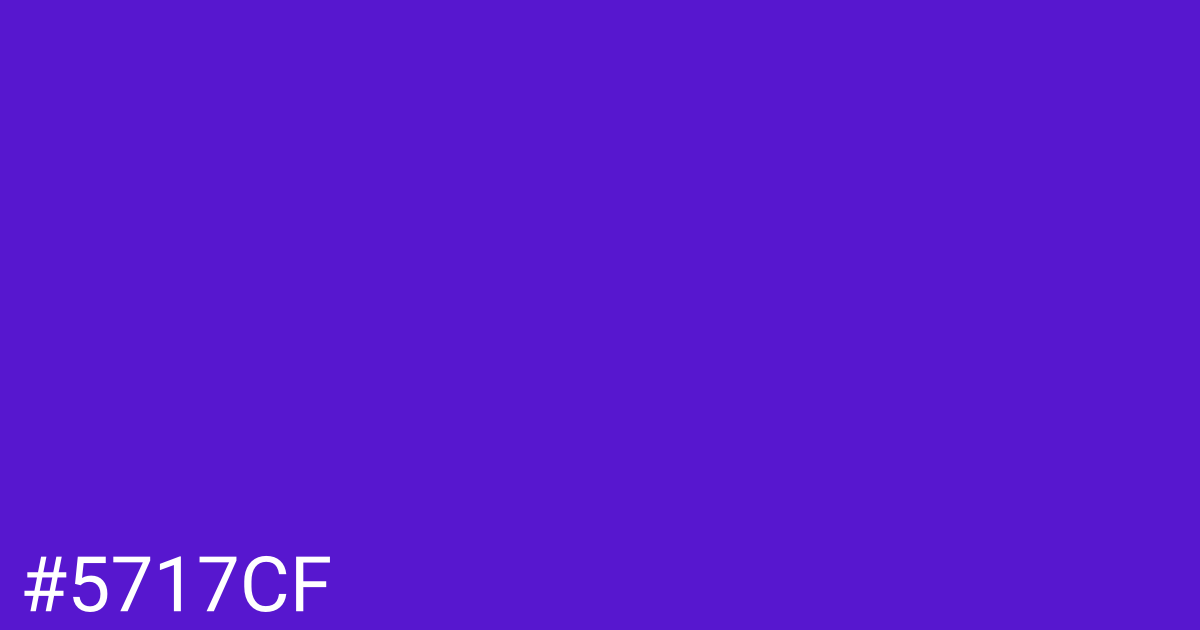 Hex color #5717cf graphic