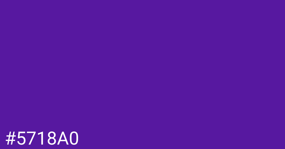 Hex color #5718a0 graphic