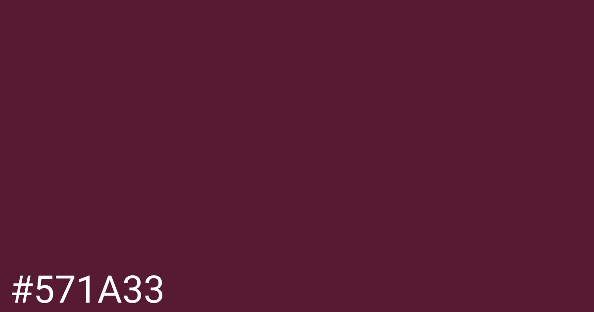 Hex color #571a33 graphic