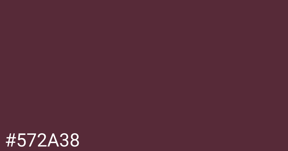 Hex color #572a38 graphic