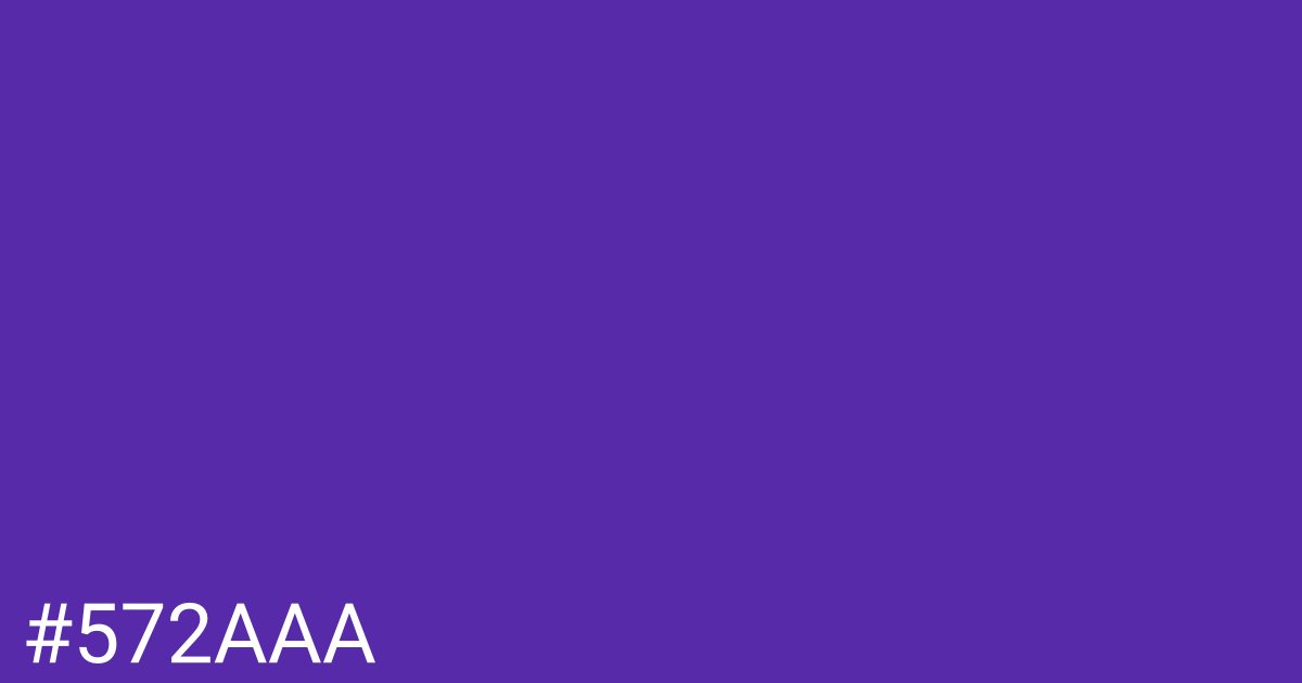 Hex color #572aaa graphic