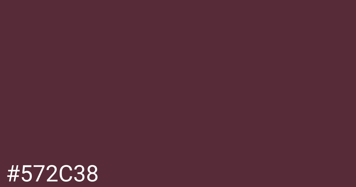 Hex color #572c38 graphic