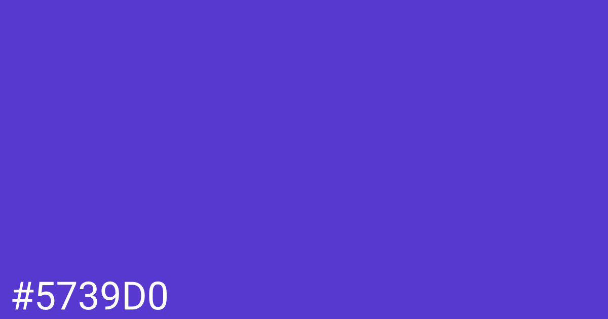 Hex color #5739d0 graphic