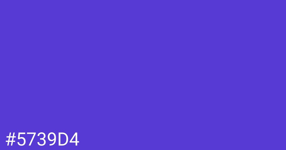 Hex color #5739d4 graphic