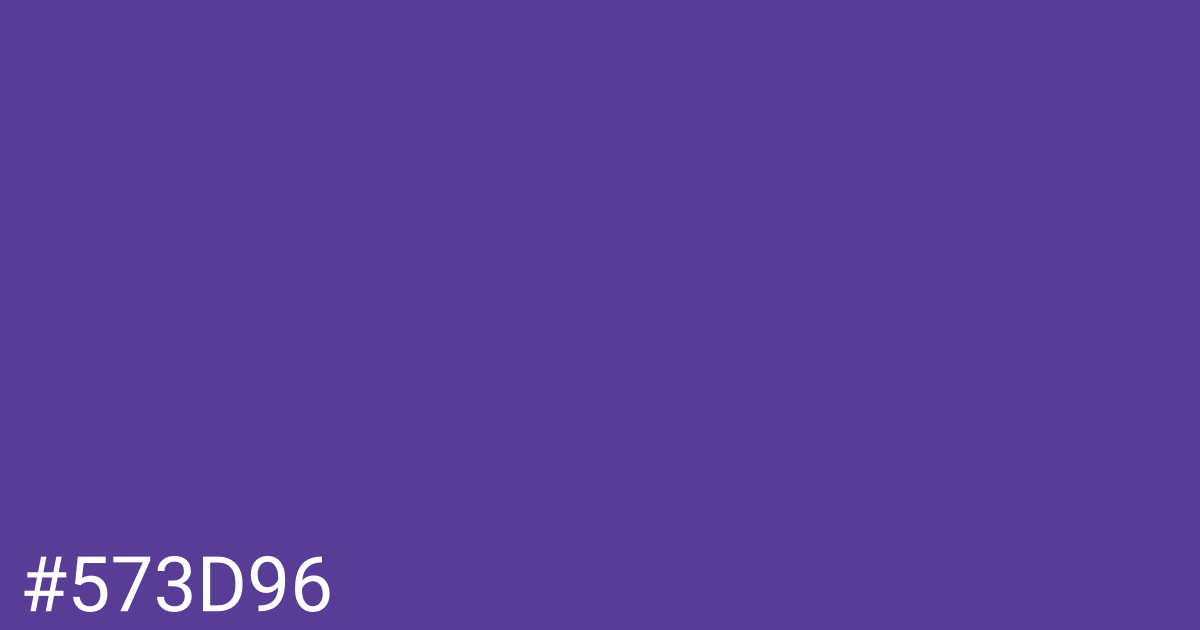 Hex color #573d96 graphic