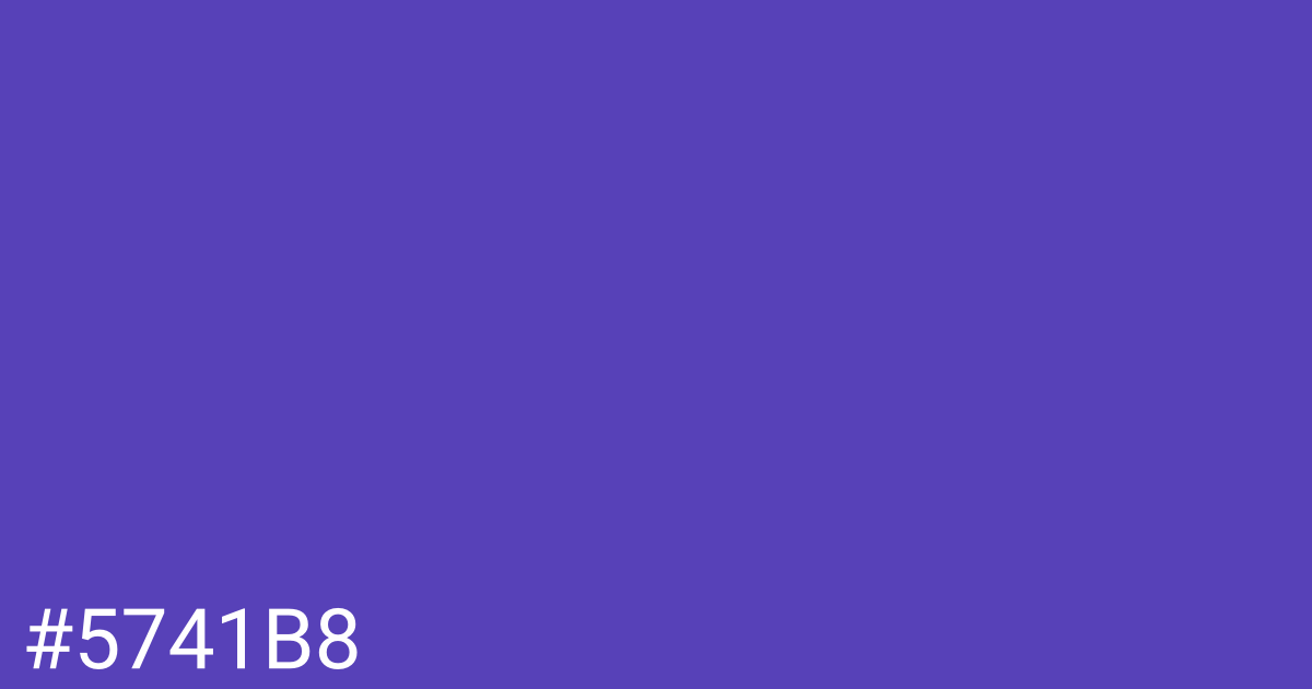 Hex color #5741b8 graphic