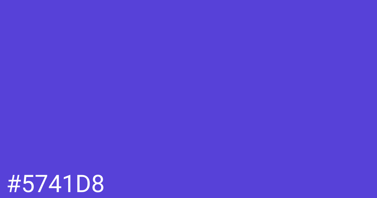 Hex color #5741d8 graphic