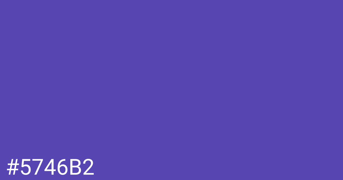 Hex color #5746b2 graphic