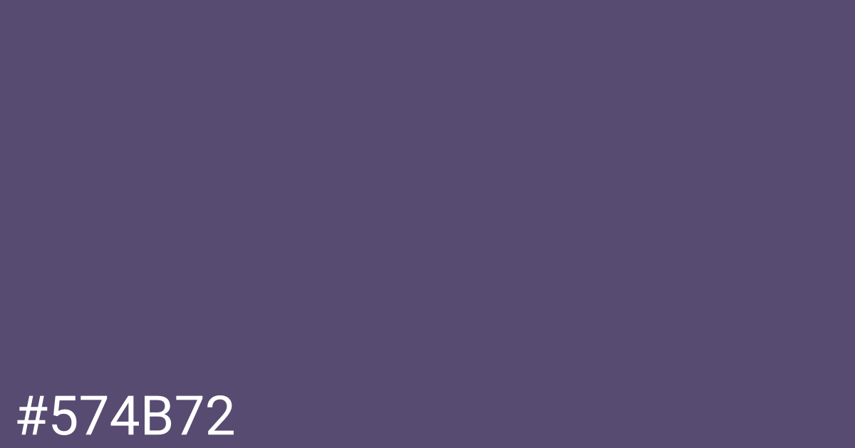 Hex color #574b72 graphic