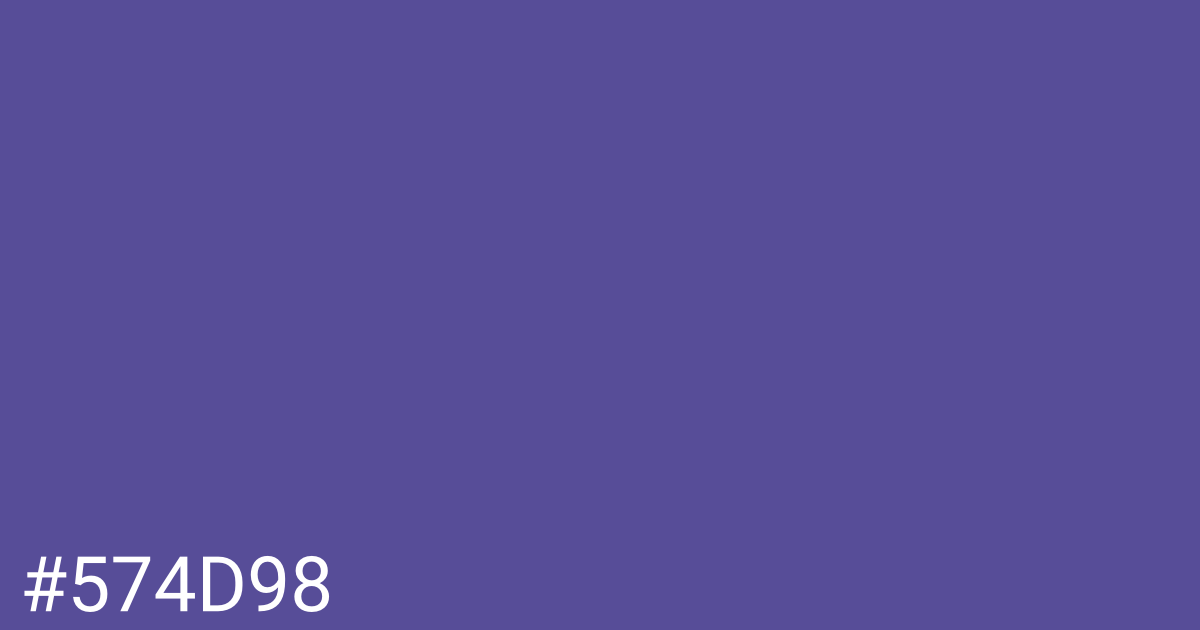 Hex color #574d98 graphic