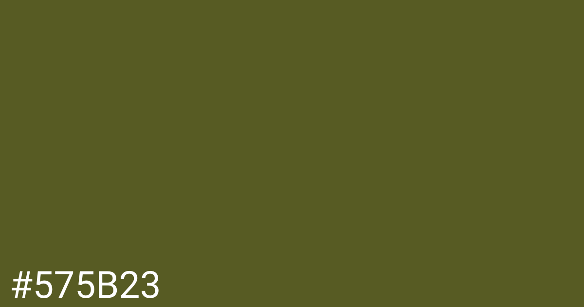 Hex color #575b23 graphic