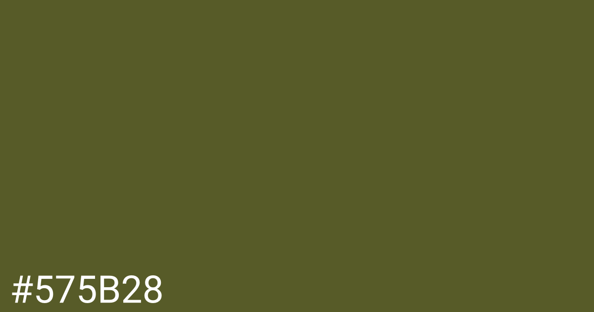 Hex color #575b28 graphic