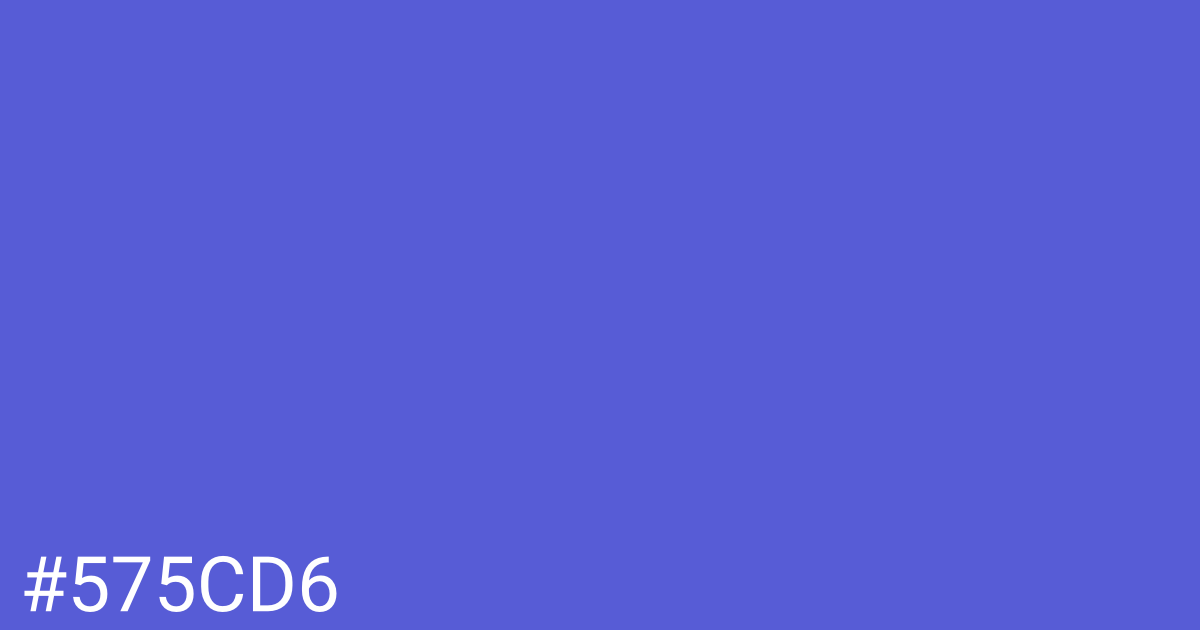 Hex color #575cd6 graphic