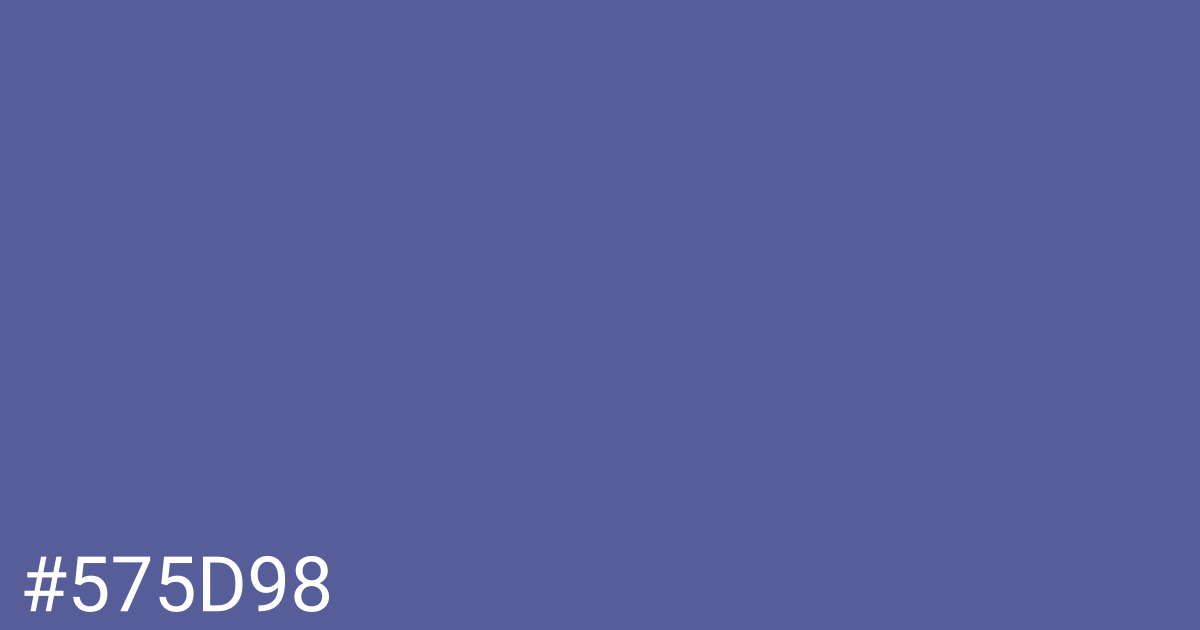 Hex color #575d98 graphic