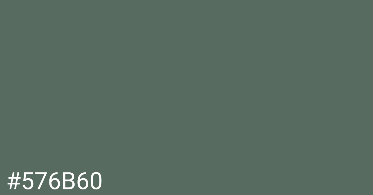 Hex color #576b60 graphic