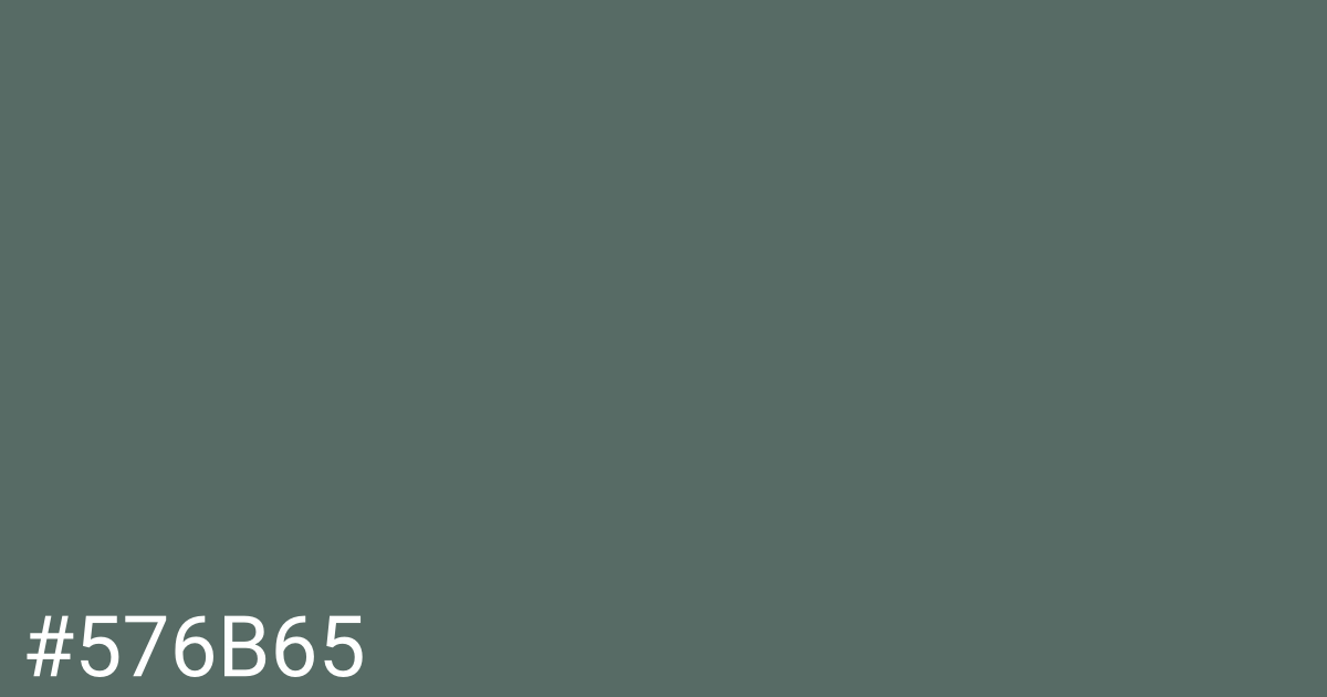 Hex color #576b65 graphic