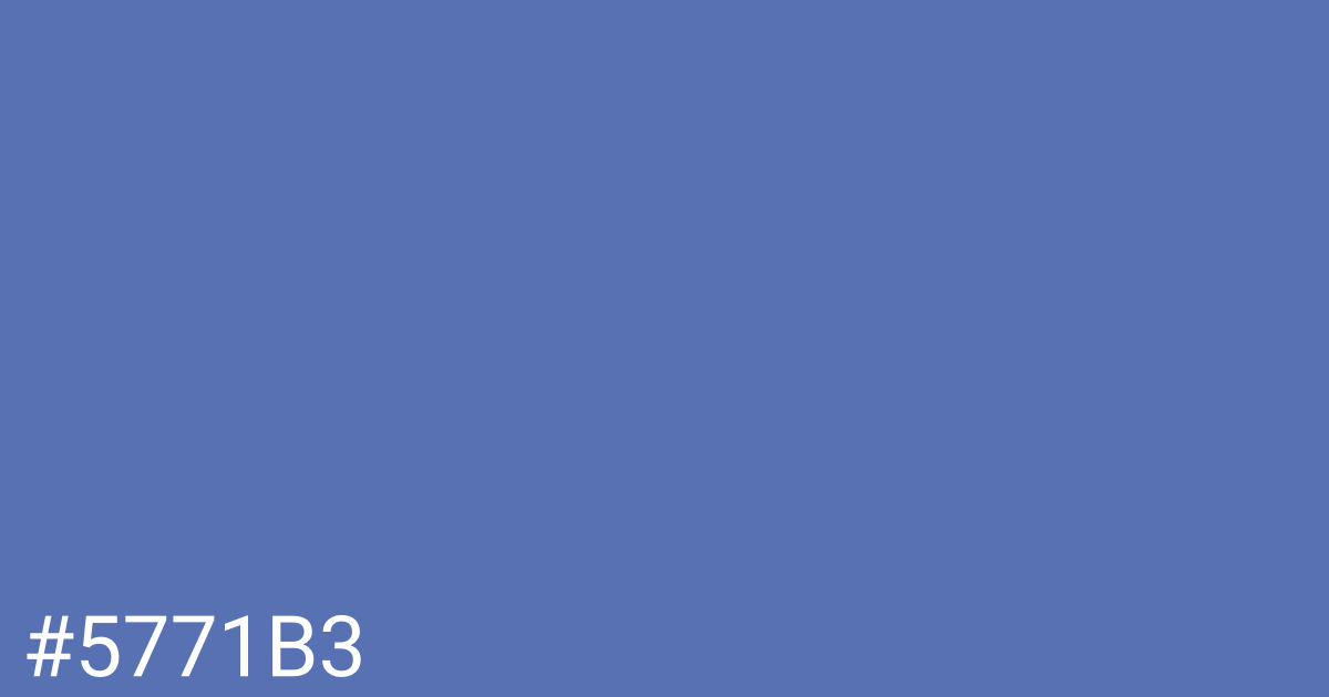 Hex color #5771b3 graphic