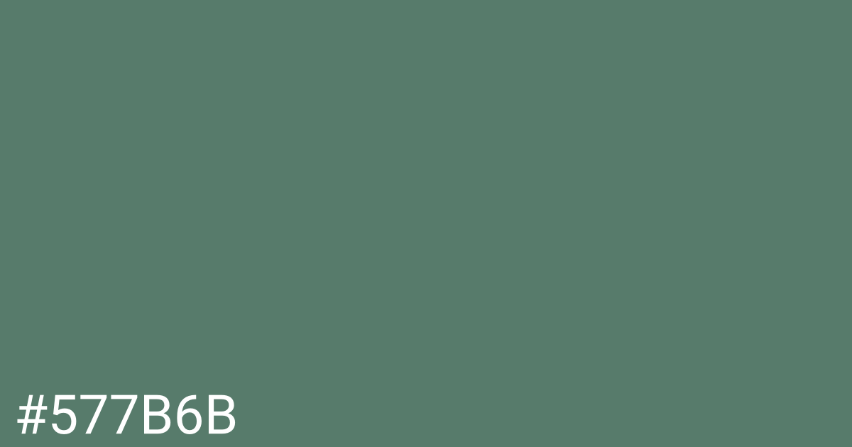 Hex color #577b6b graphic