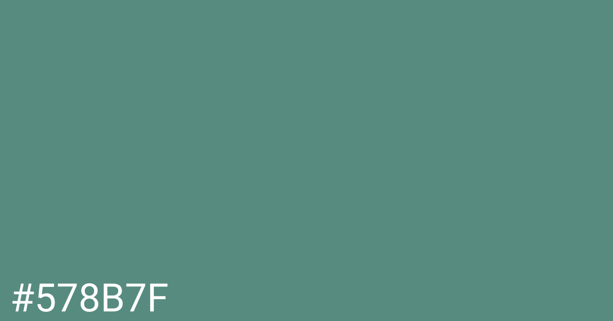 Hex color #578b7f graphic