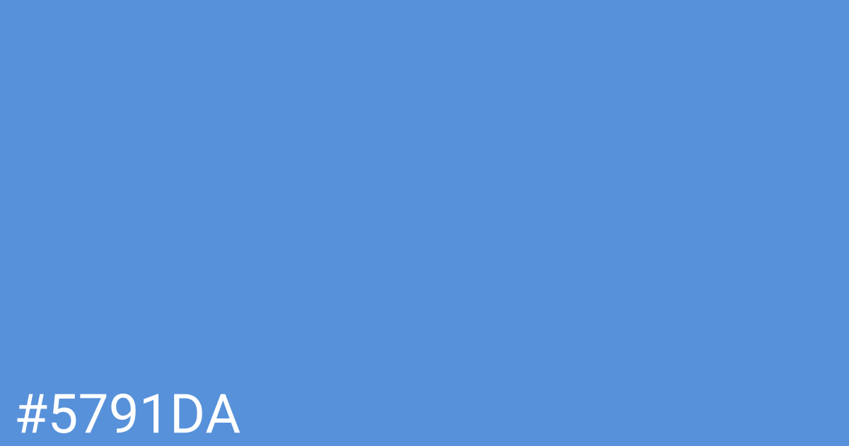 Hex color #5791da graphic