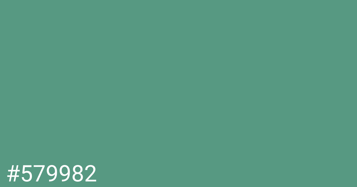 Hex color #579982 graphic