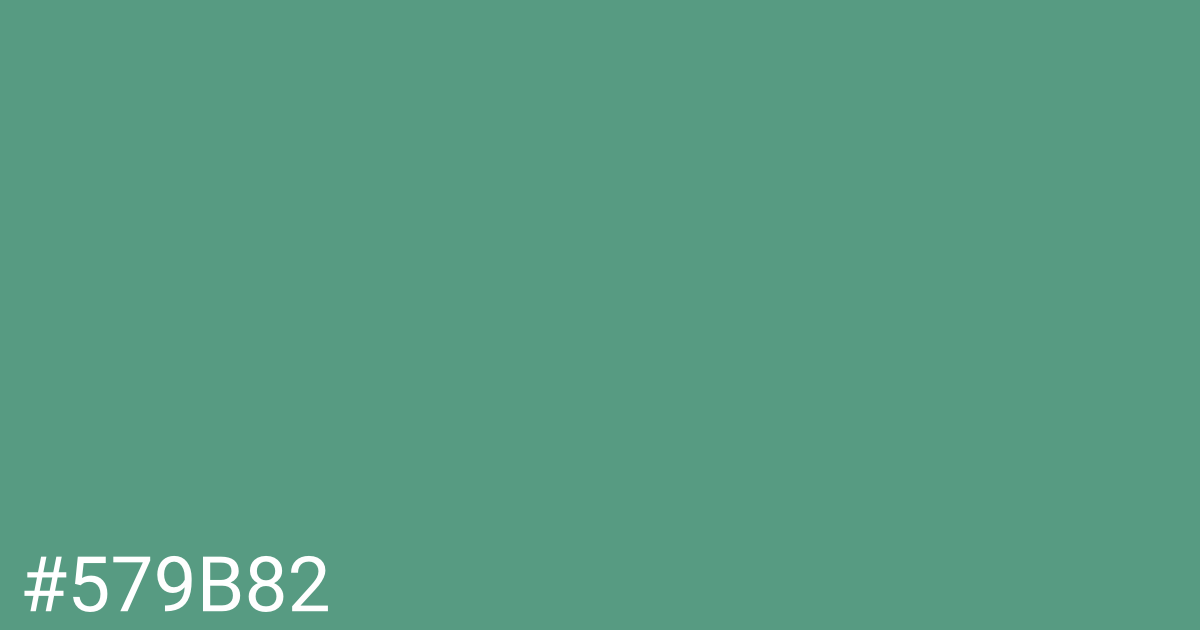 Hex color #579b82 graphic