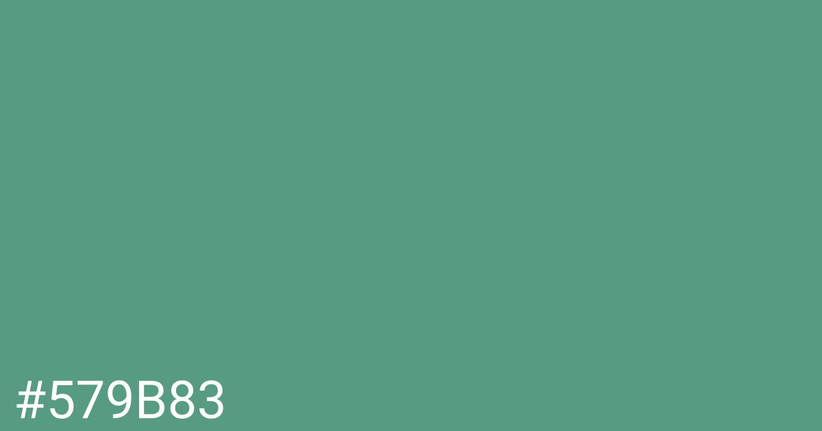 Hex color #579b83 graphic