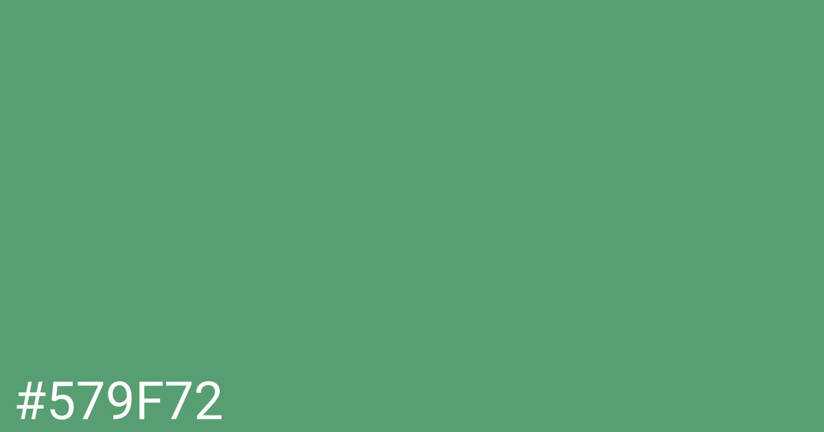 Hex color #579f72 graphic