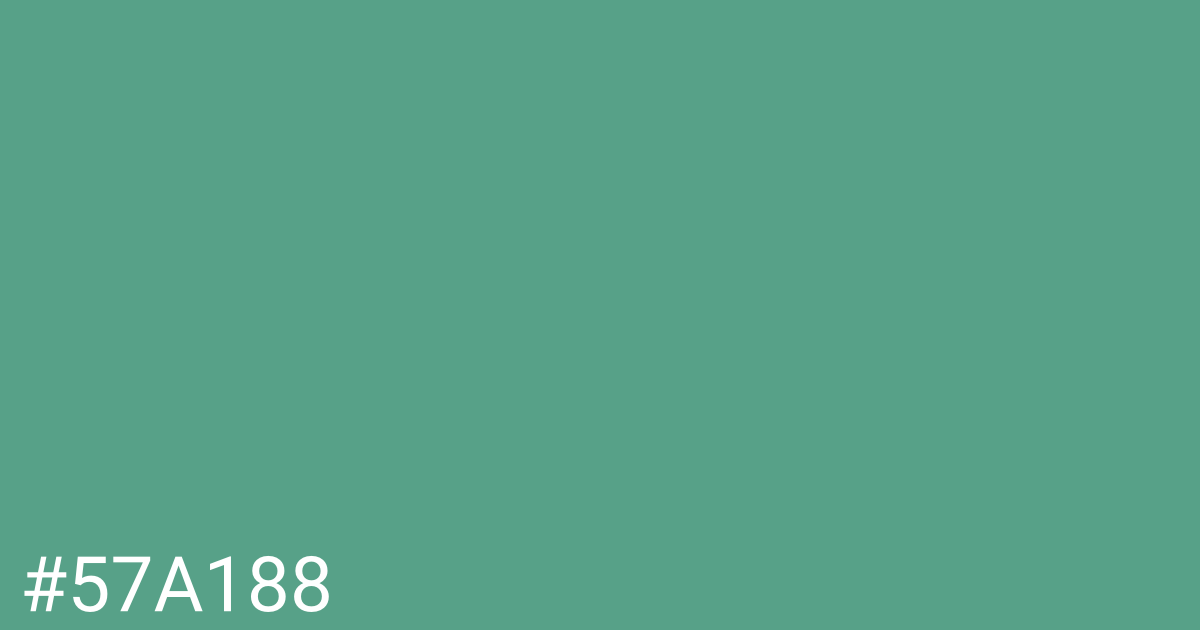 Hex color #57a188 graphic