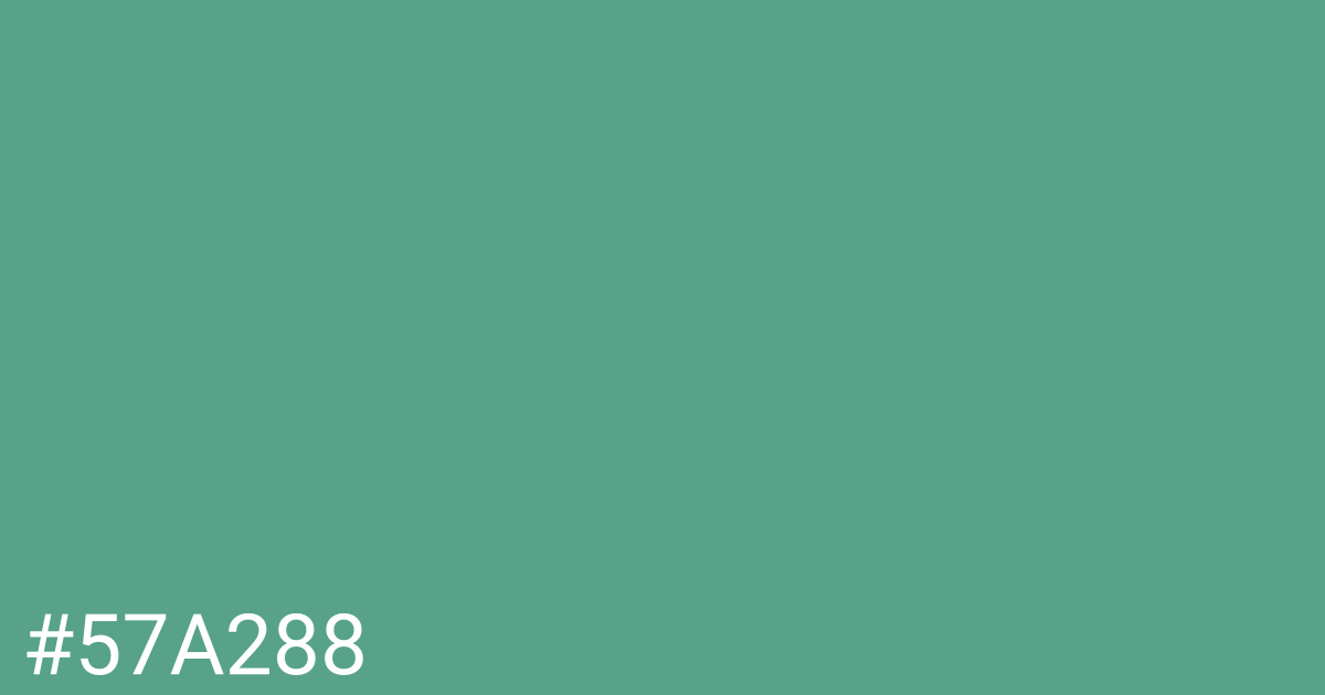 Hex color #57a288 graphic